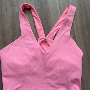 Alo Real Bra Tank - Macaron Pink